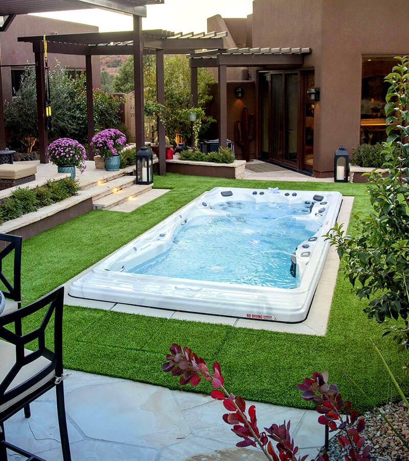 Backyard Ideas for your Michael Phelps Swim Spa