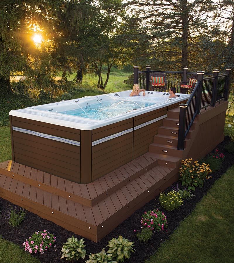 Backyard Ideas for your Michael Phelps Swim Spa