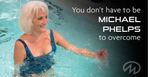 You don't have to be michael phelps to overcome