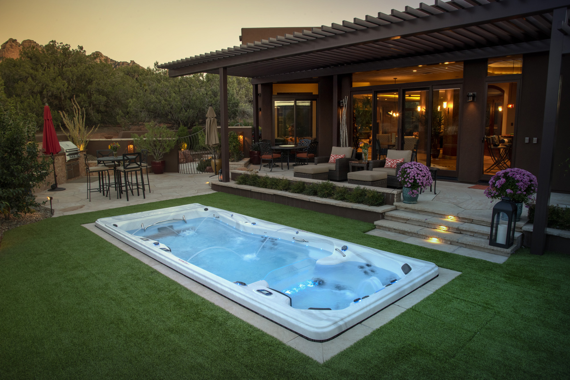 A Swimming Pool Alternative For Any Backyard Michael Phelps Swim Spa Blog