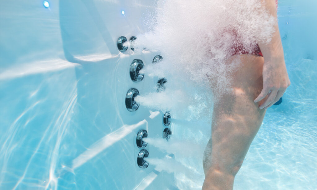 swim training in swim spa