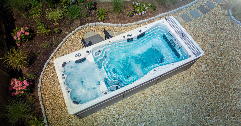 Best Pool Spa Combo A Dual Zone Swim Spa