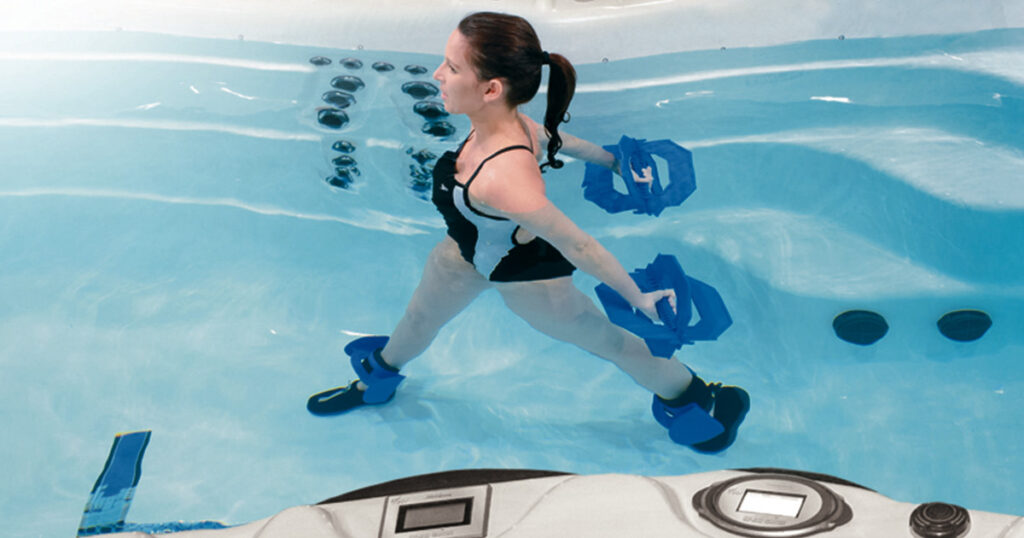 water aerobics arms