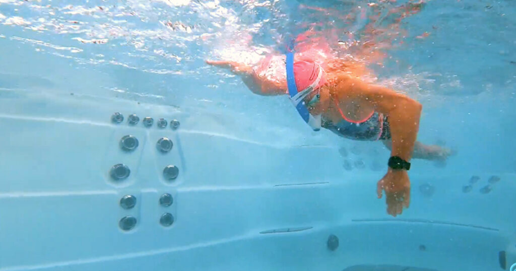 swimming with snorkel