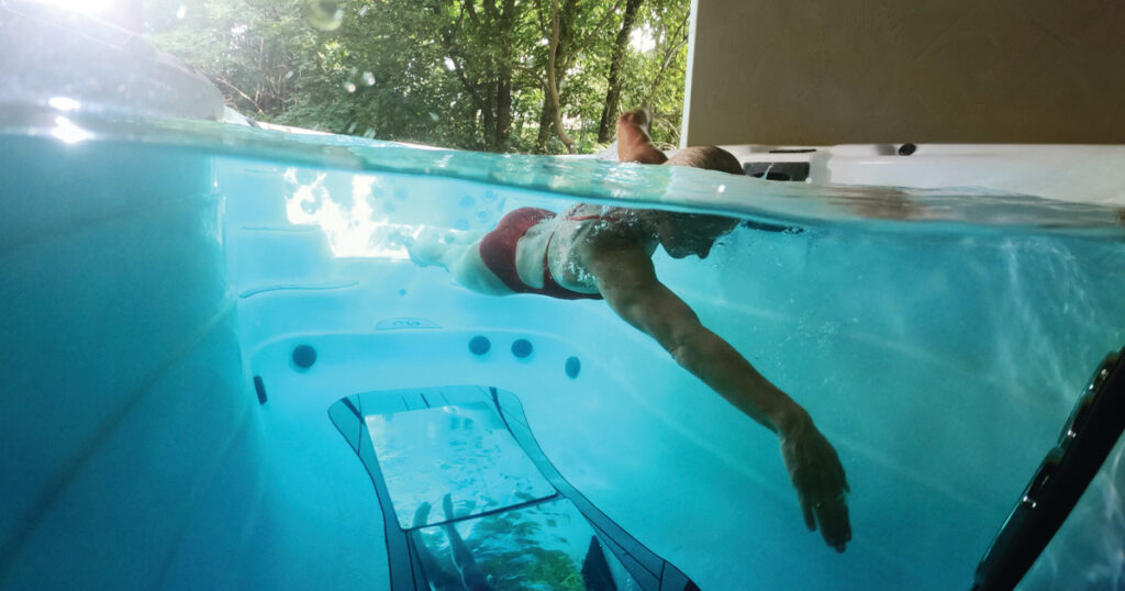 pool mirrors swim spa