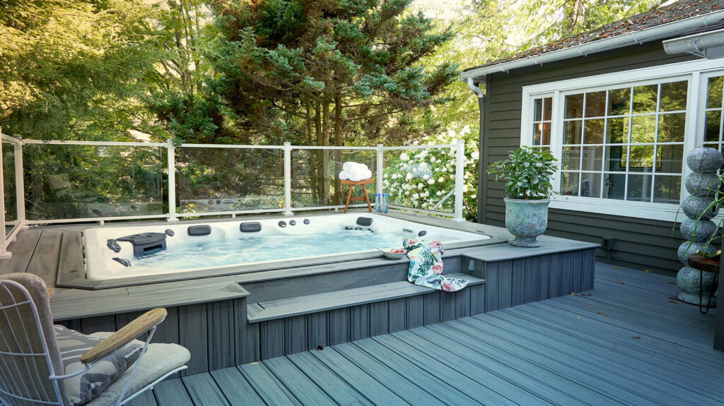 Create a Spa Bath Mat using IKEA outdoor decking - House of Hepworths