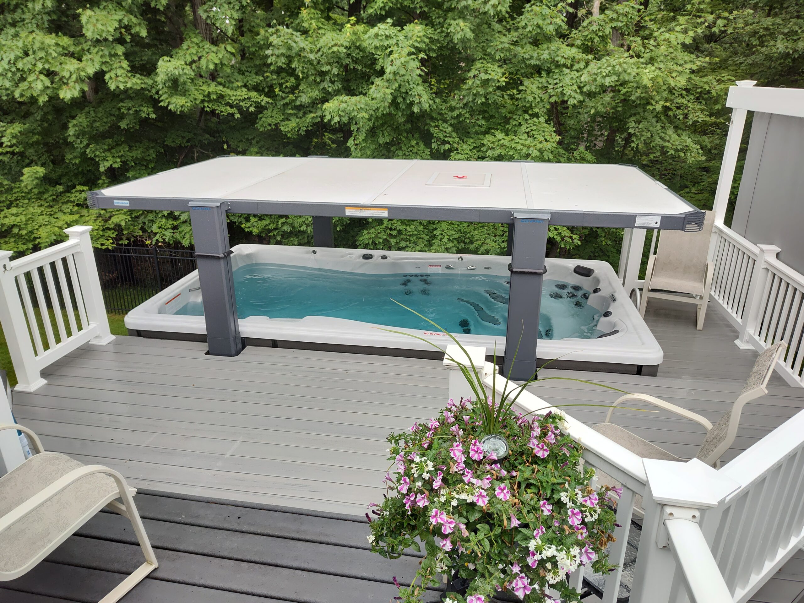 Backyard privacy ideas for your swim spa -, image size:2560x1920