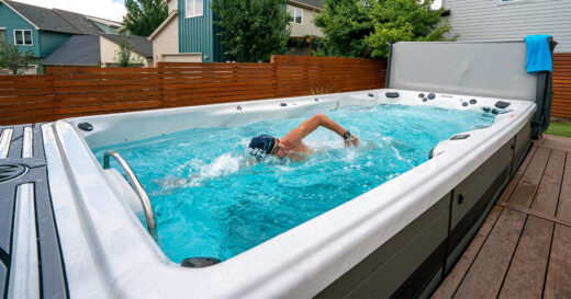 above ground lap pools