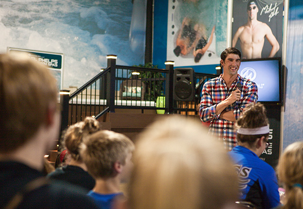 Michael Phelps at Master Spas