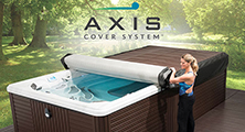 New rolling swim spa cover Axis